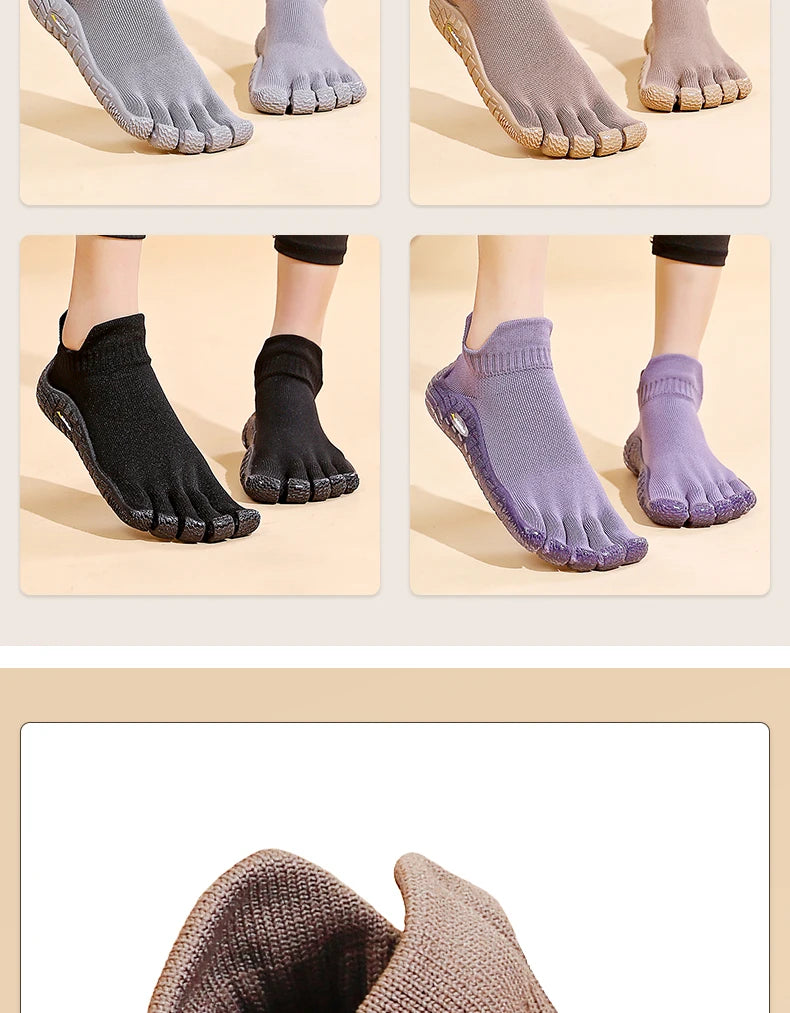 Five Finger Barefoot Shoes – Split Toe Minimalist Outdoor & Yoga Sneakers