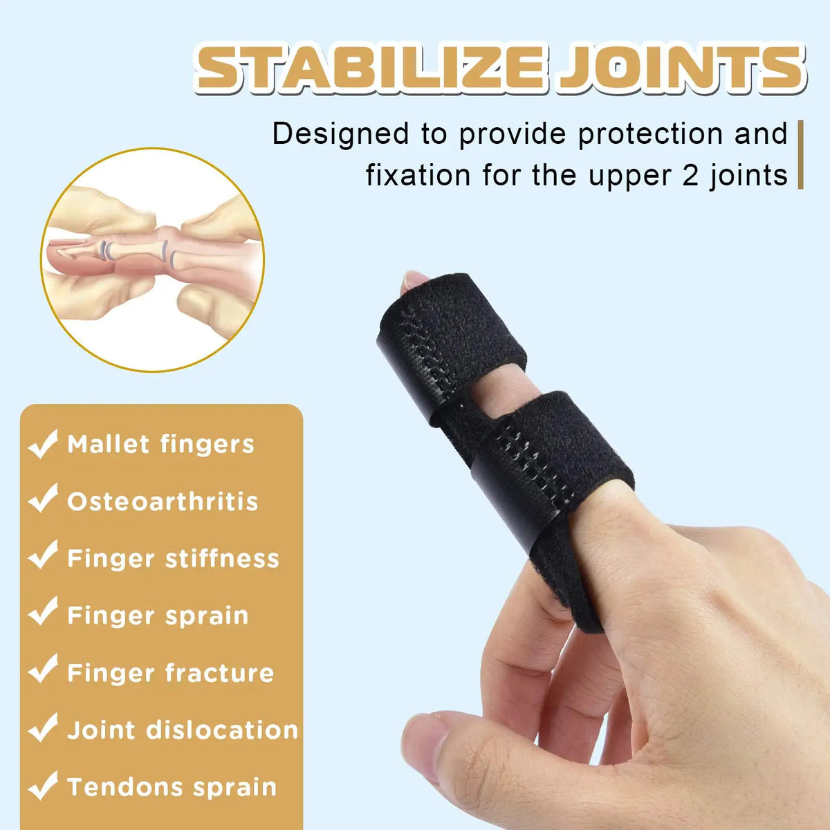Adjustable Trigger Finger Splint – Support Brace for Finger Stability & Comfort