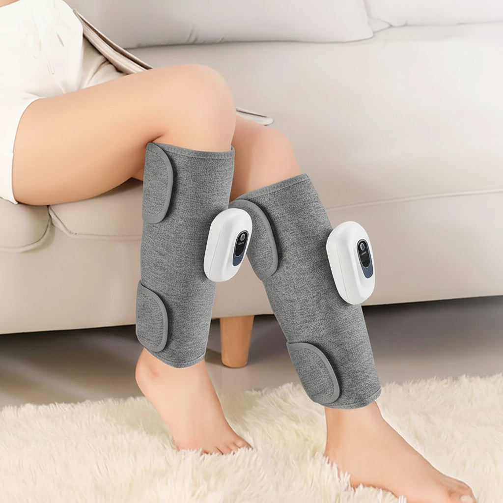 360° Air Compression Leg Massager – Wireless Calf Muscle Recovery