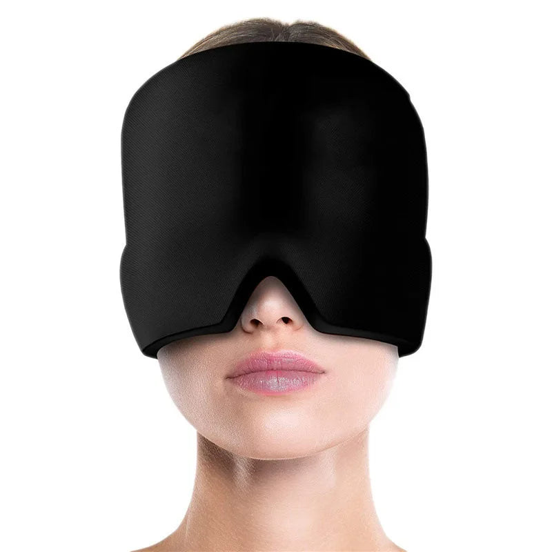 Reusable Gel Ice Migraine Relief Cap – Cold Compression Head Wrap